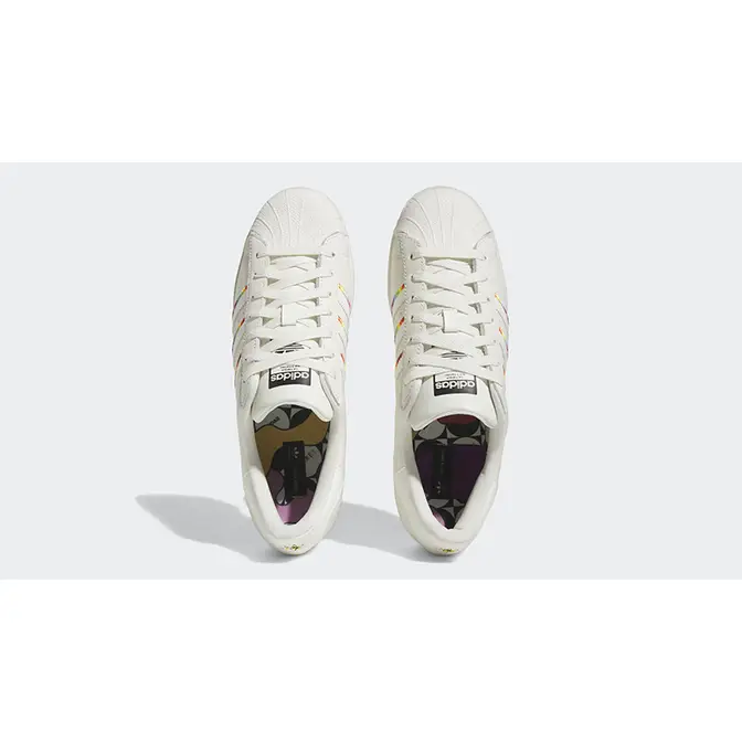 кросівки adidas niteball black Superstar Pride Off White ID7493 Top