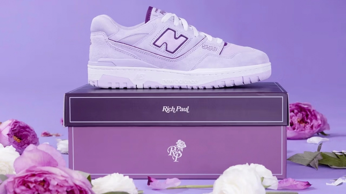 The Rich Paul x New Balance 550 "Forever Yours" Flaunts a Distinctive Lavender Hue