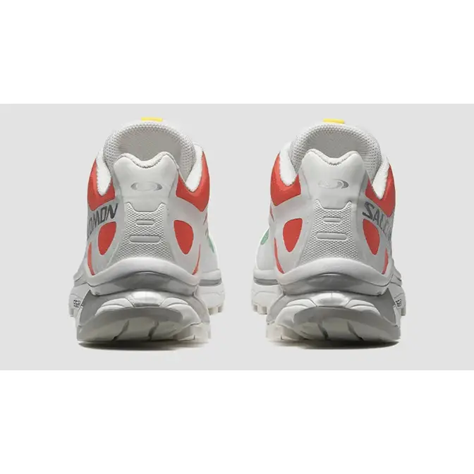 Salomon XT-4 OG Trainers - White / Green Ash / Coral main image 1