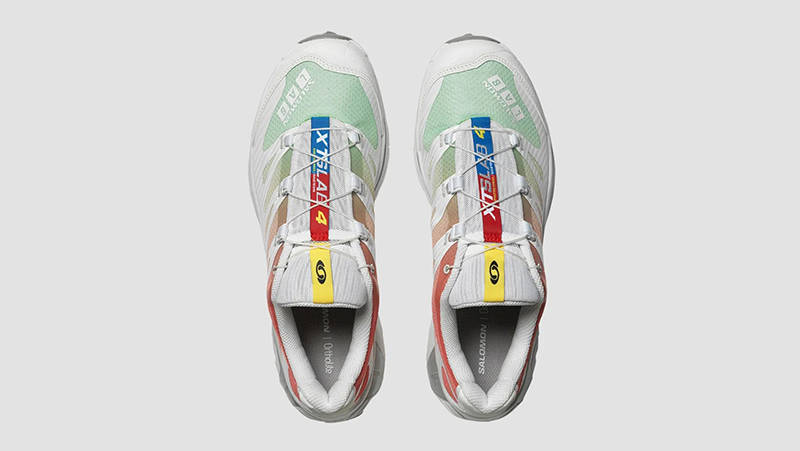 Salomon XT-4 OG White Green Ash Coral L47299900 Top