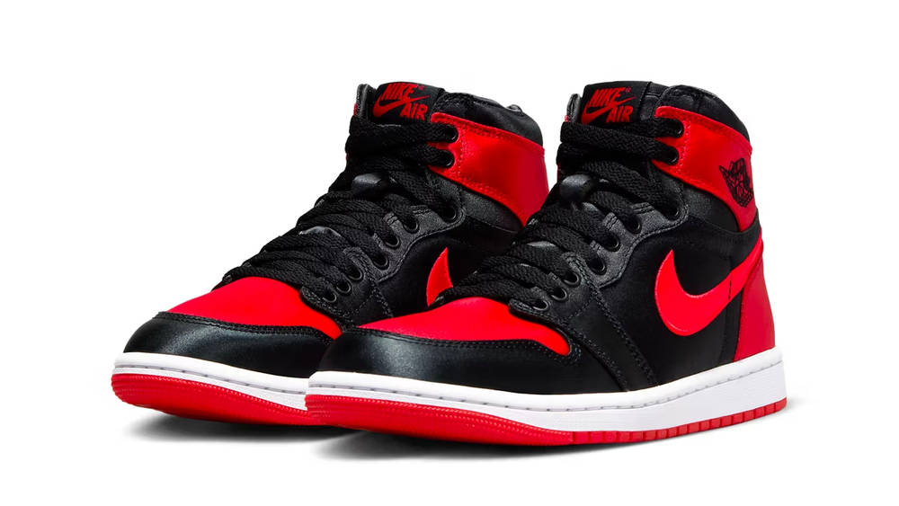 Image via Nike In Detail: The Air Jordan 1 High OG "Satin Bred" Reissue