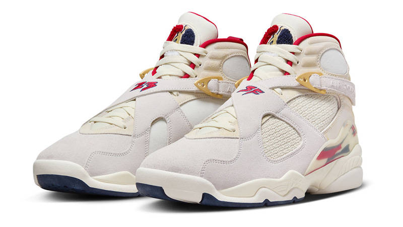 Jordan 8 white store gold