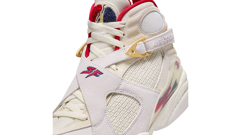 SoleFly x Air Jordan 8 Diamond Turf lace area