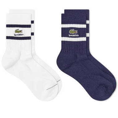 The North Face x Lacoste Ribbed Striped Socks
