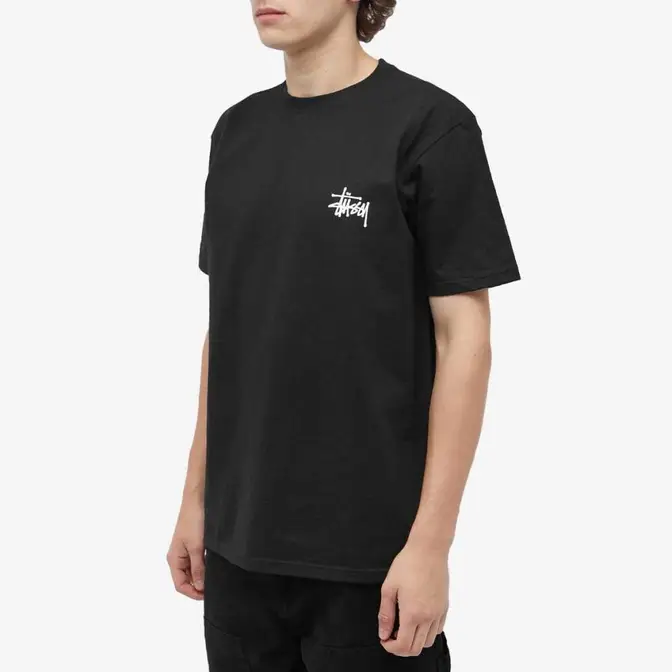 Stüssy Coral Basic Stüssy T-Shirt | Where To Buy | 1904870-BLAC | The ...