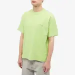 Stussy Pigment Dyed Inside Out Crew Lime Front