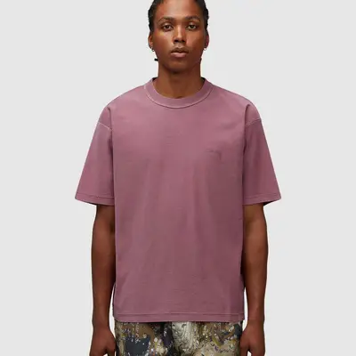 Stüssy Pigment Dyed Inside Out Sweatshirt Plum Front