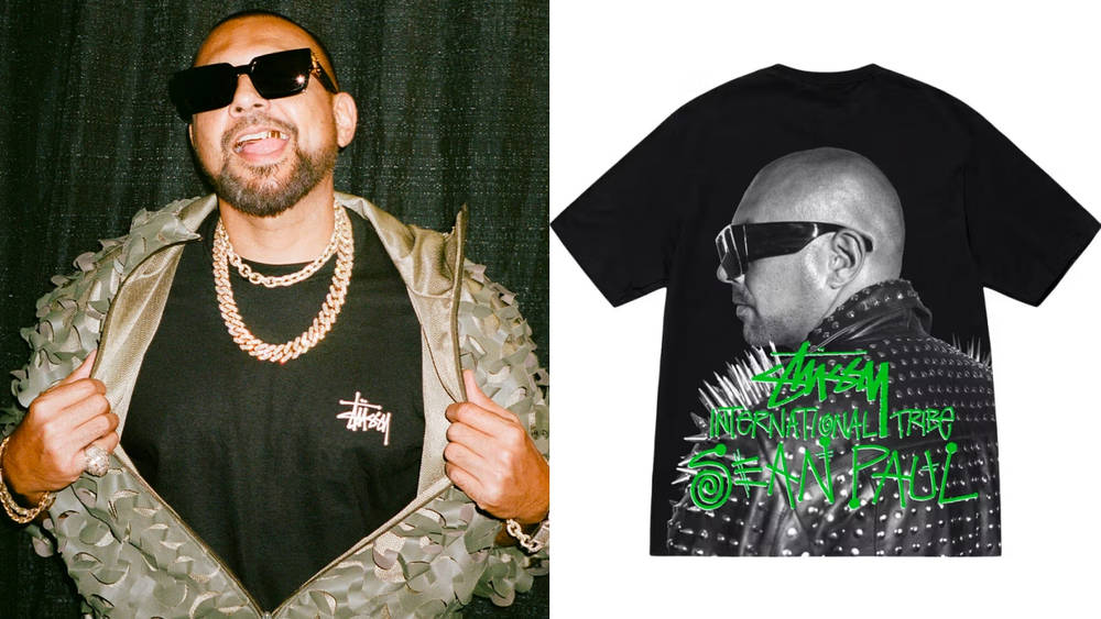 Image via Stüssy Stüssy x Sean Paul Get Busy With an Honorary T-Shirt Collab