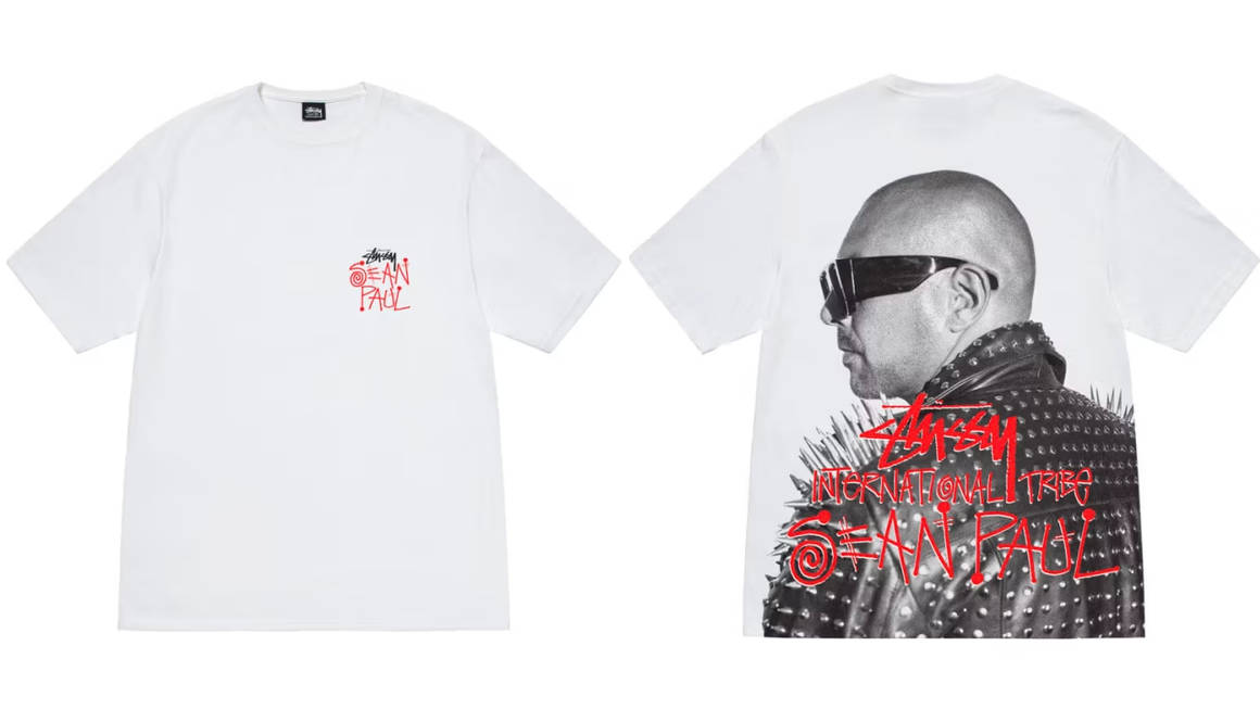 STUSSY×SEAN PAUL tee white XL-