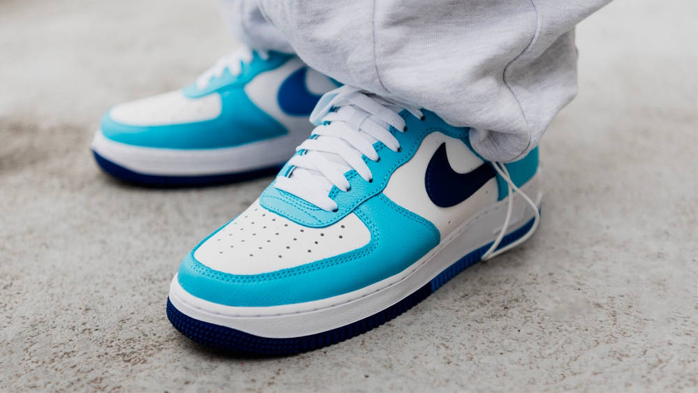 Image via The Sole Supplier The Nike Air Force 1 Low Split "UNC" is the Ultimate Summer Staple