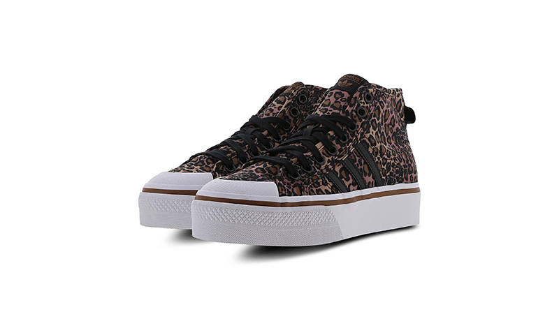 adidas Adi Nizza Platform Mid Wild Brown front