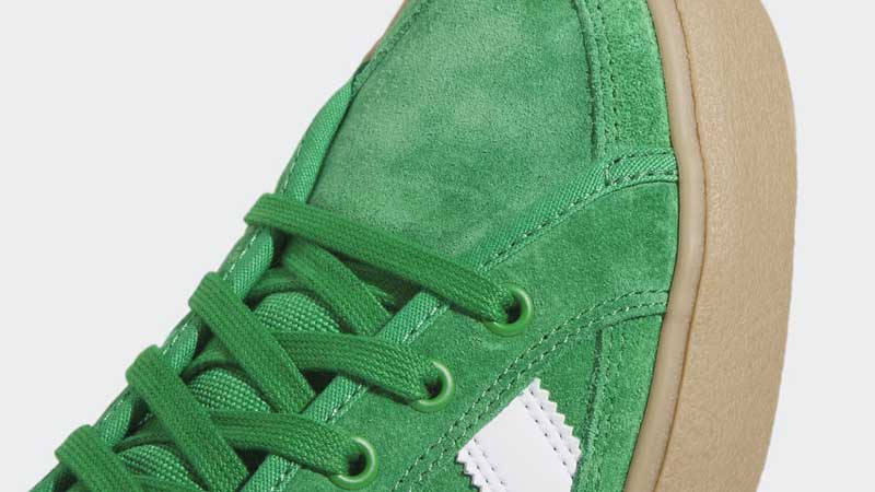 adidas Court TNS Premiere Green White Gum Closeup
