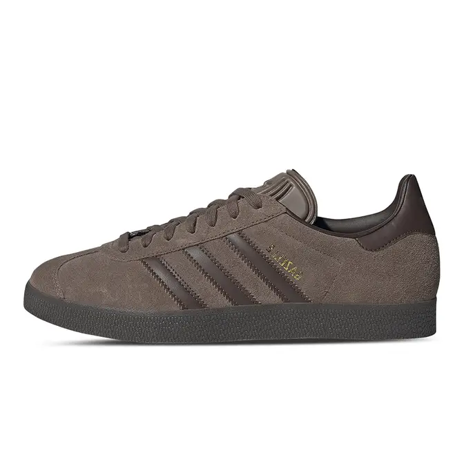 Brown adidas deals gazelle