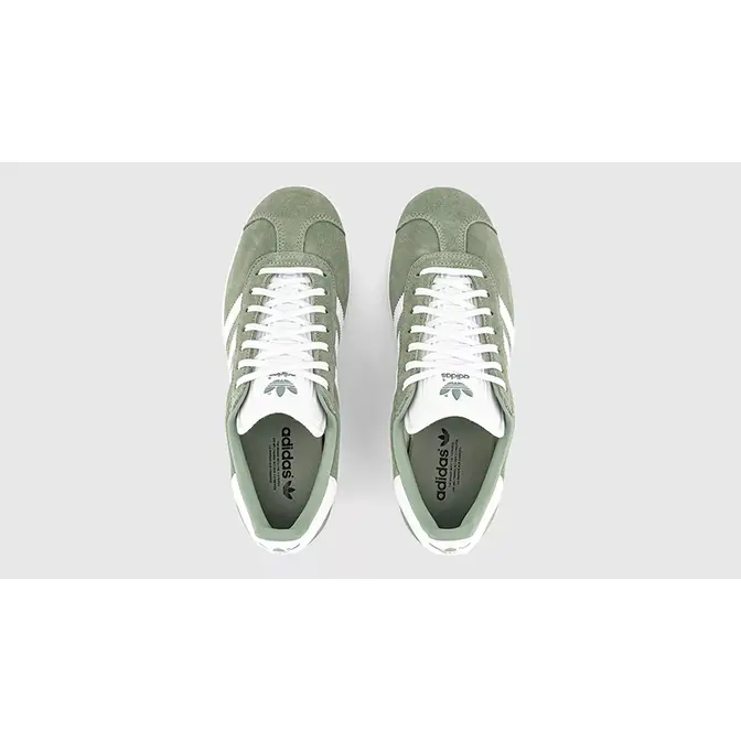 Adidas gazelle pearl on sale grey trace green