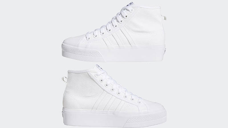 adidas Nizza Platform Mid Cloud White feature