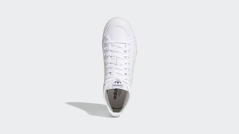 adidas Nizza Platform Mid Cloud White middle