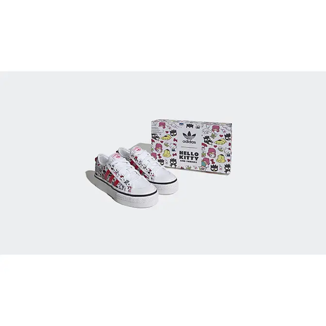 adidas Nizza Platform White Hello Kitty front