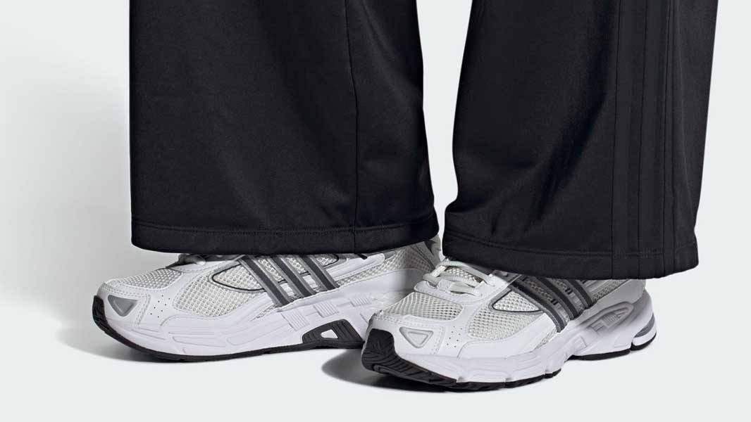 adidas Response CL White Silver Grey On Foot