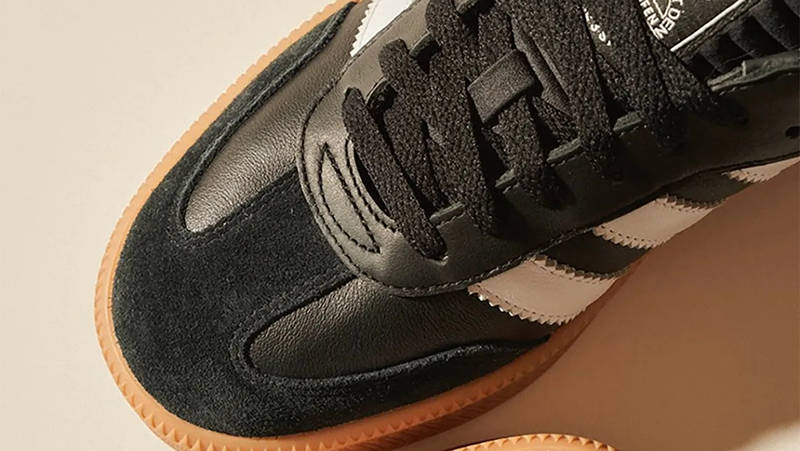 adidas Samba XLG Black White Gum Detail