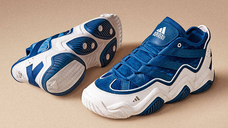 adidas Top Ten 2010 Velour Tracksuit Blue front