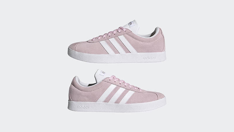 adidas VL Court Shoes Clear Pink feature