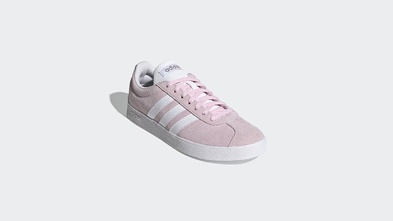adidas VL Court Shoes Clear Pink front