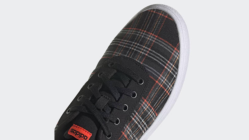 adidas Vulc Raid3r Lifestyle Skateboarding Plaid Multi toebox