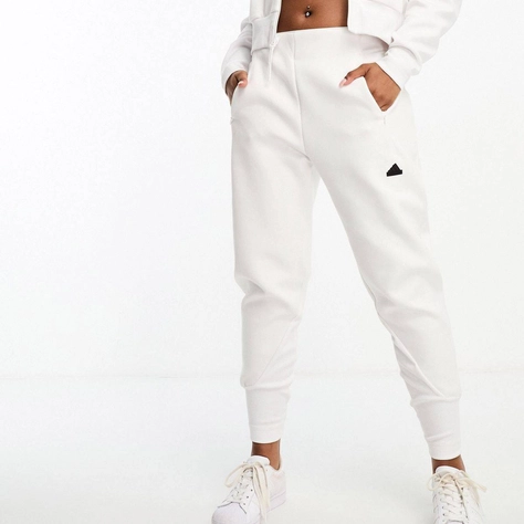 adidas X Jenna Ortega Track Pants Logo White Full Image