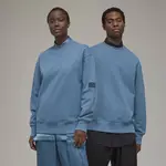 adidas Y-3 Organic Cotton Terry Crew Sweatshirt Altered Blue Feature