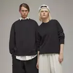 adidas Y-3 Organic Cotton Terry Crew Sweatshirt Black Feature