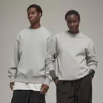 adidas Y-3 Organic Cotton Terry Crew Sweatshirt Medium Grey Heather Feature