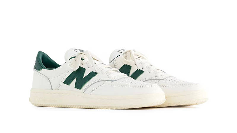 Aimé Leon Dore x New Balance T500 White Green front