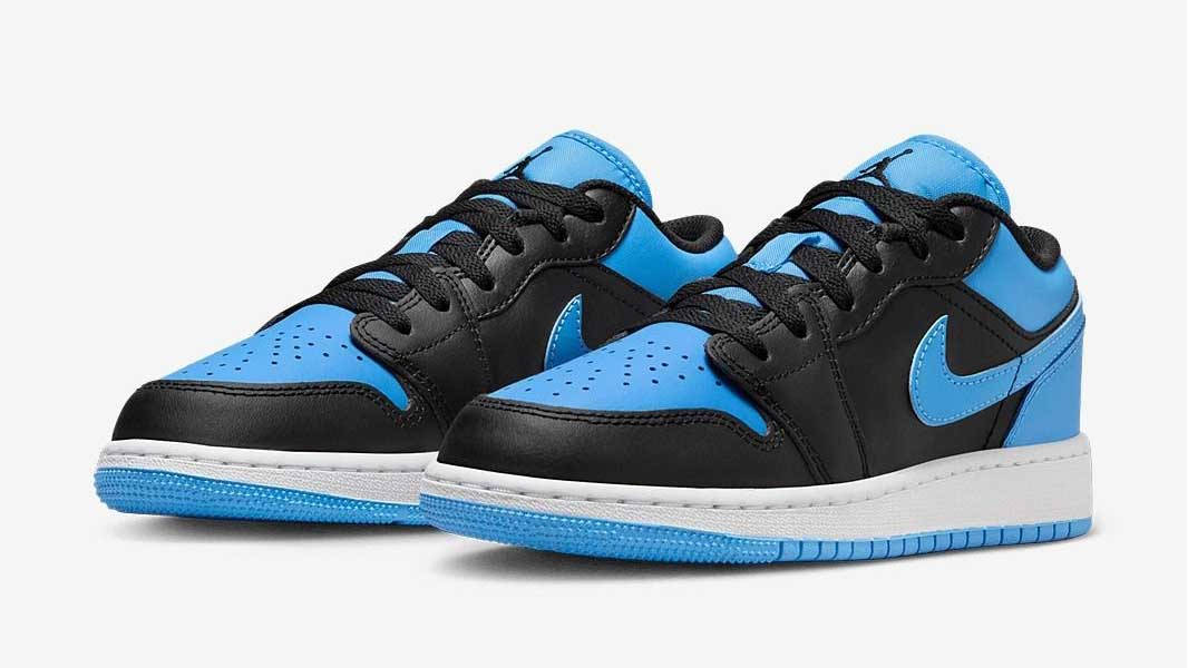 Air jordan 1 low blue outlet black