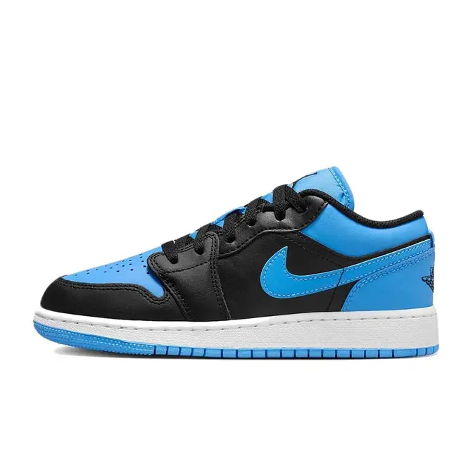 Air Jordan 1 Low GS Black University Blue