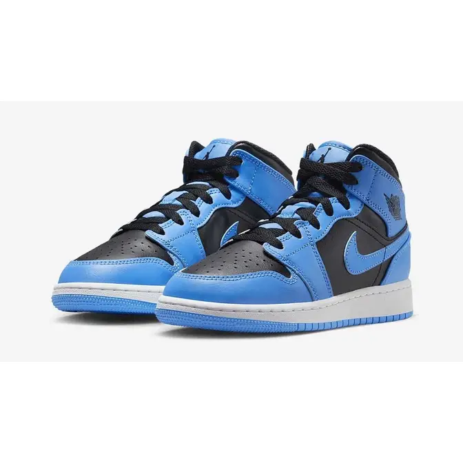 Air Jordan 1 Mid GS Black University Blue | Where To Buy | DQ8423-401 ...