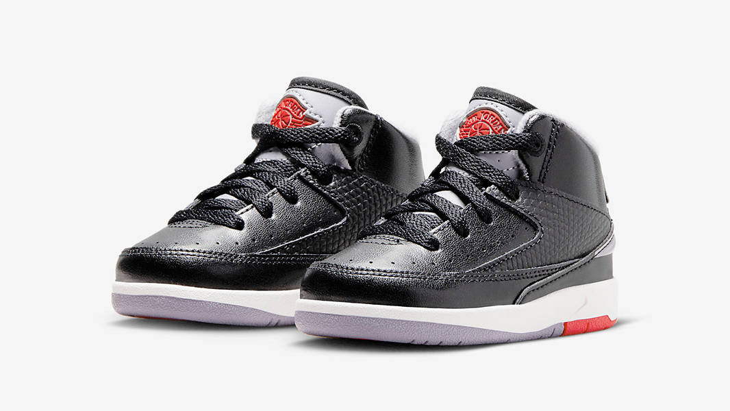 Air Jordan 2 Toddler Black Cement DQ8563-001 Side