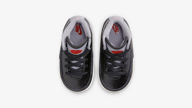 Air Jordan 2 Toddler Black Cement DQ8563-001 Top