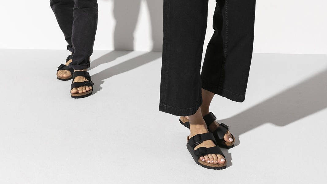 Birkenstock Arizona Black 0051791 on feet