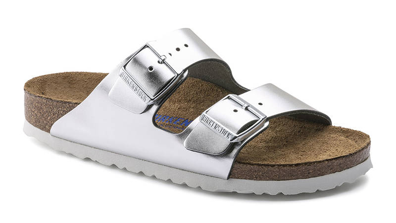Birkenstock Arizona Metallic Silver 1005960 Side