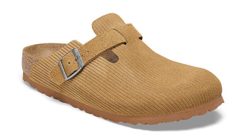 Birkenstock Boston Corduroy Cork Brown 1025647 Front