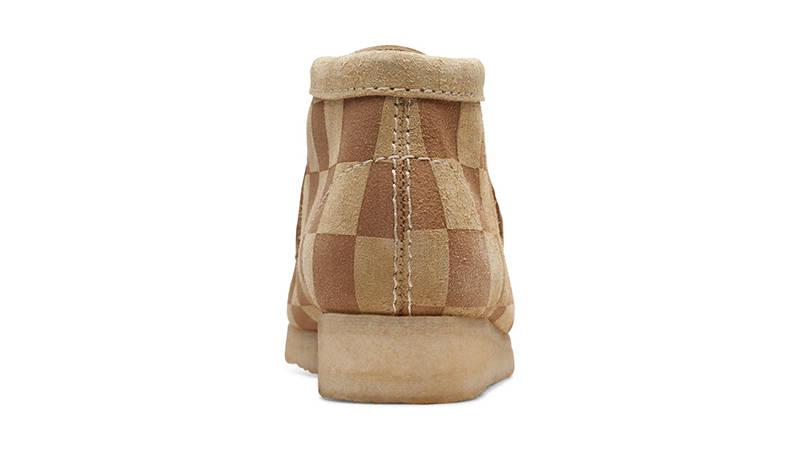 Clarks Wallabee Boots Checkerboard Maple 26173226 Back