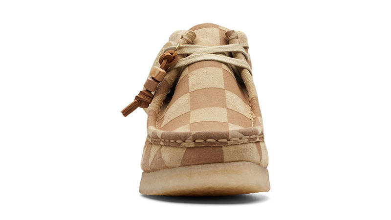 Clarks Wallabee Boots Checkerboard Maple 26173226 Front
