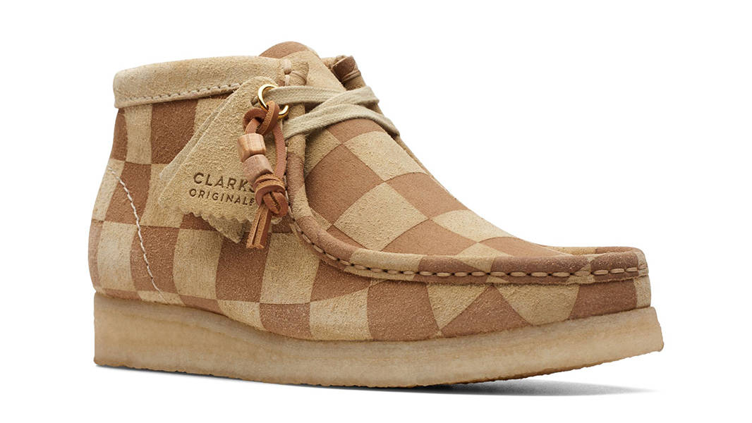 Clarks Wallabee Boots Checkerboard Maple 26173226 Side
