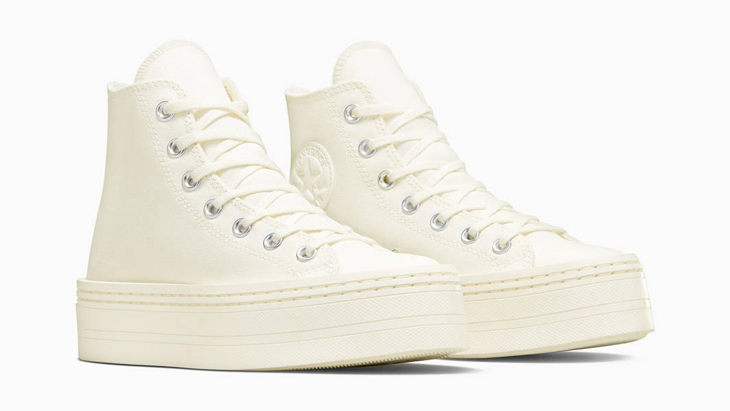 Converse Chuck Taylor Modern Lift Platform High Canvas White A06140C Side