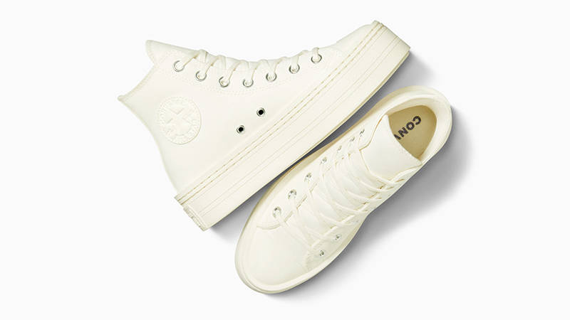 Converse Chuck Taylor Modern Lift Platform High Canvas White A06140C Top