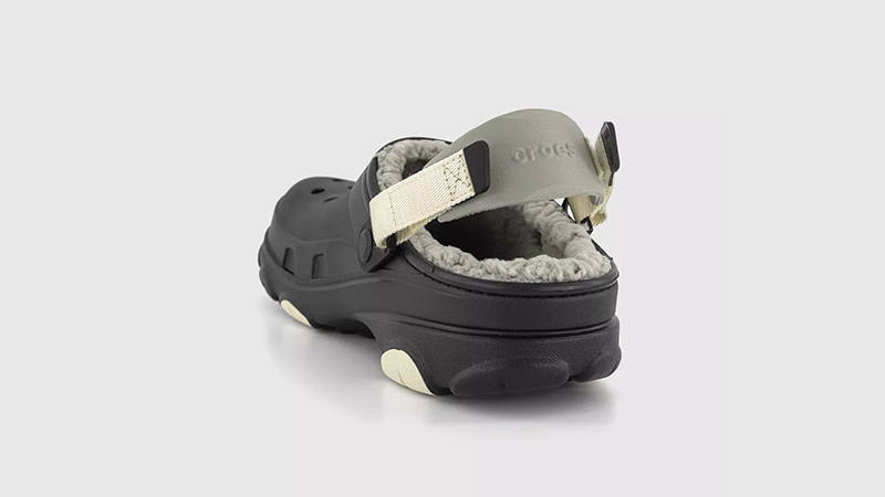 Crocs Clogs Black Bone back