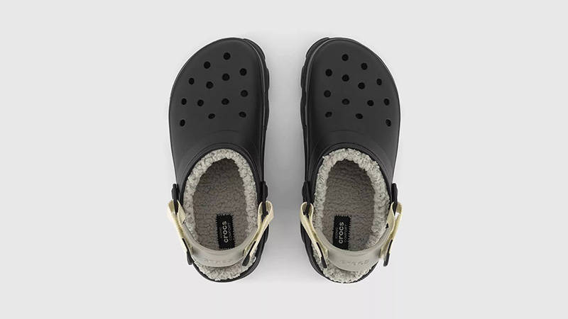 Crocs Clogs Black Bone middle