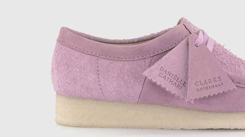 靴 Clarks x Danielle Cathari Wallabee PINK Clarks x Danielle Cathari WMNS Wallabee - Pink – Kith