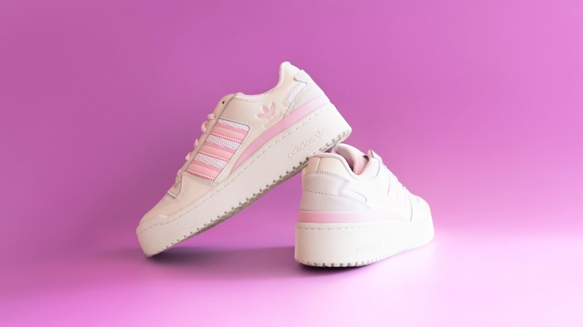 Our Barbiecore Obsession Continues With This Cream & Pink adidas Forum Bold