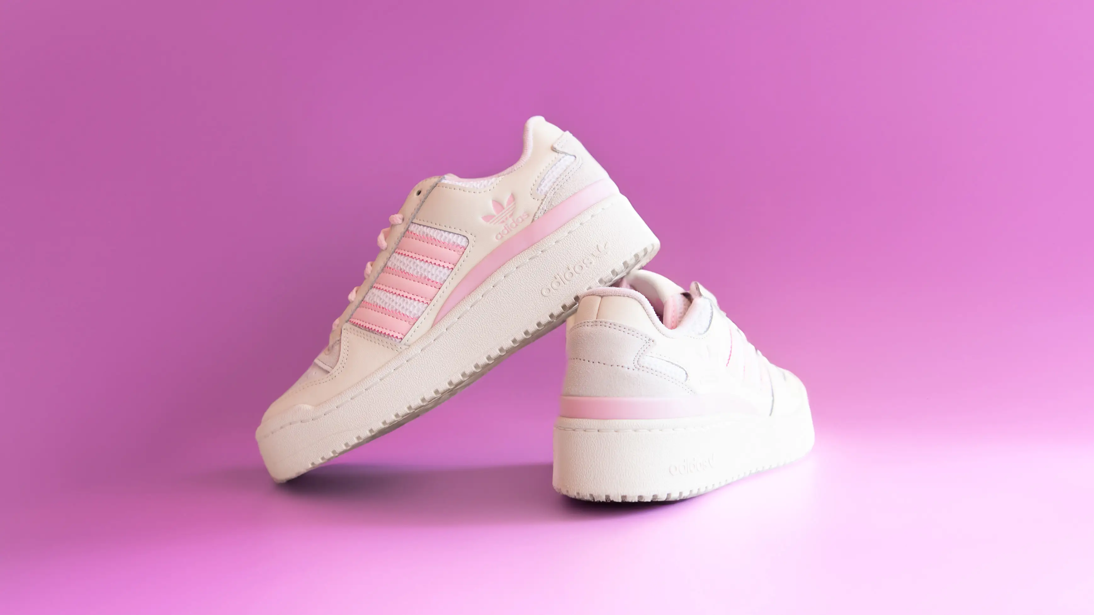 adidas gazelle cutout w lady on facebook cover Continues With This Cream & Pink adidas Forum Bold